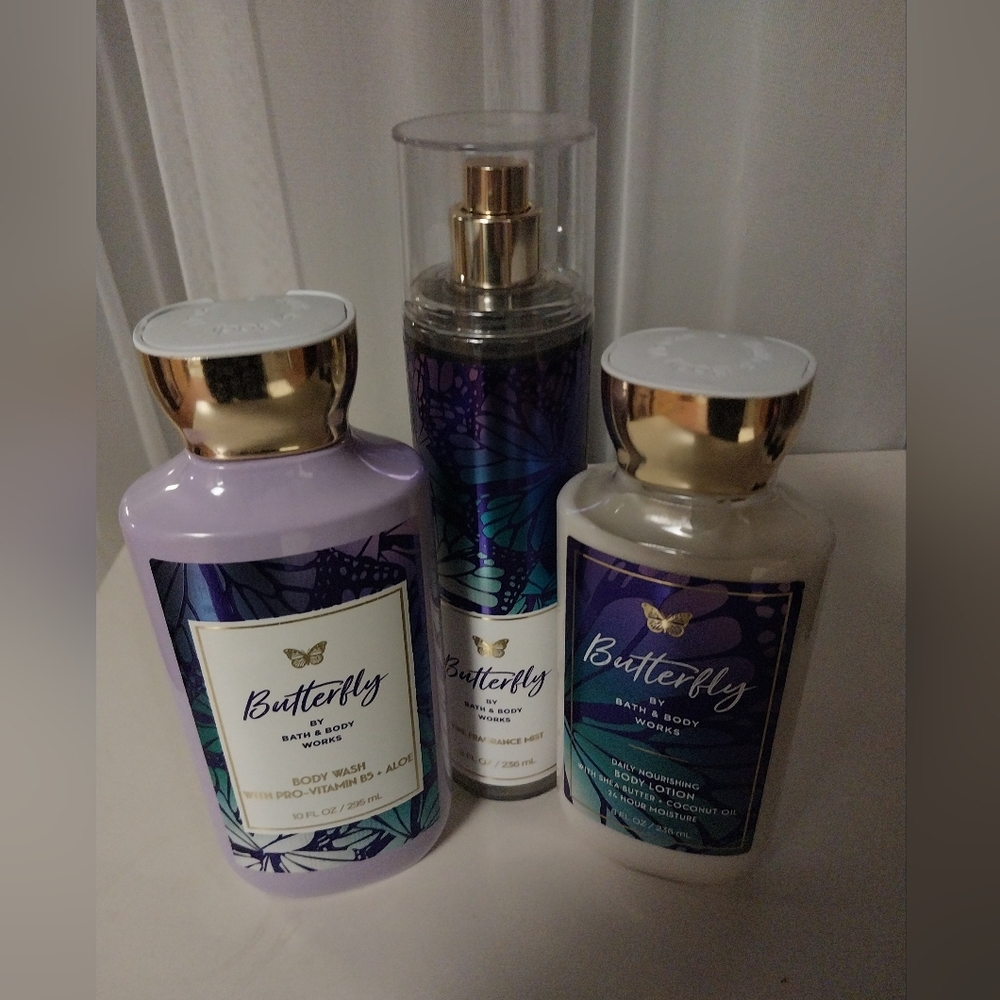 Bath and Body Works Butterfly 🦋 Body Care Set